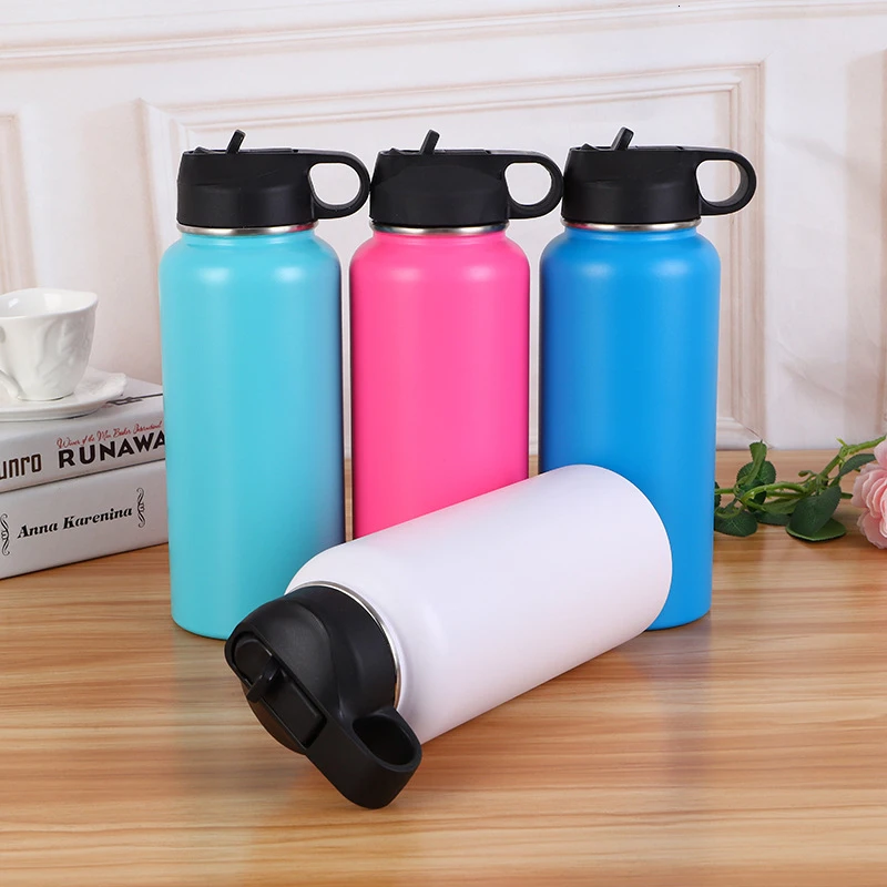 Cena Solidna oryginalność 304 butelka wody ze stali nierdzewnej na zewnątrz Deportes pojemność zatrzymywanie ciepła termosy i termosy