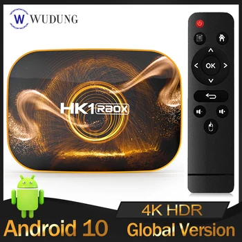 

HK1 RBOX R1 Smart TV Box 4GB RAM 64GB ROM Android 10.0 TVBOX 4K Media Player Google Player Store Netflix Youtube Set Top Box