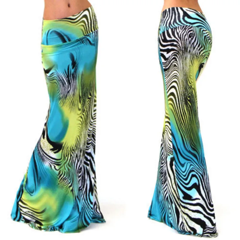 Модные женские юбки Макси Faldas ropa mujer длинная юбка женская одежда Jupe Femme Saia винтажные юбки женские Spodnica Vestidos - Цвет: 21-