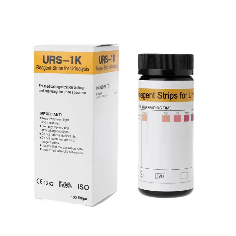 100pcs/set Ketone Strips Urine Test