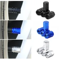 Bouchons de assujetSchrader en alliage d'aluminium pour vélo, 4 pièces, accessoires de bicyclette, pour camion, voiture 4