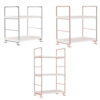 

Wrought Iron Shelf Hotel Restaurant Kitchen Wall Functional Multi-storey Wrought Iron Rack Storage Shelf for Bathroom Balcony