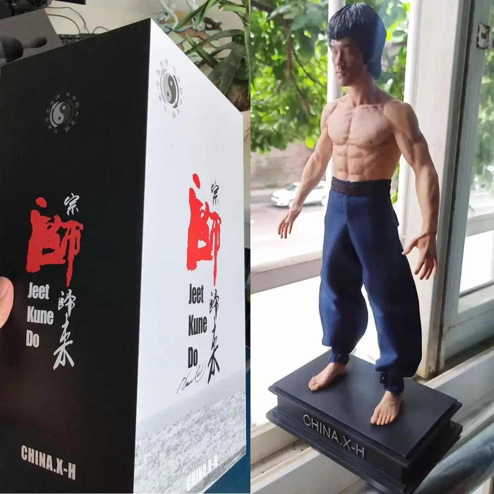Wong Work статуя мастера кунг фу Брюса Ли Джет куне с базой для коллекции в наличии на