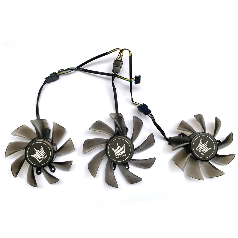 NEW 3PCS 75MM 85MM HOF GTX970 GPU Fan For GALAXY GEFORCE GTX 970 GTX 980 TI HOF Graphics 4PIN FY09015L12LPA  GA91S2U
