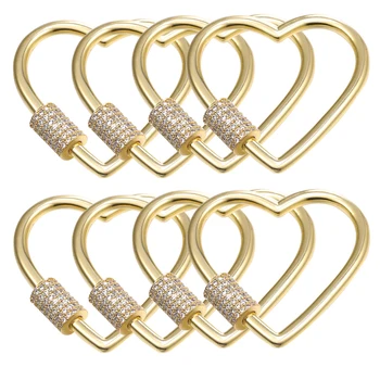

2020 New DIY Decorative Fastener Screw Lock Clasps Supplies For Handmade Mesh Chains Enamel Penadnt Jewellry Making Accessories