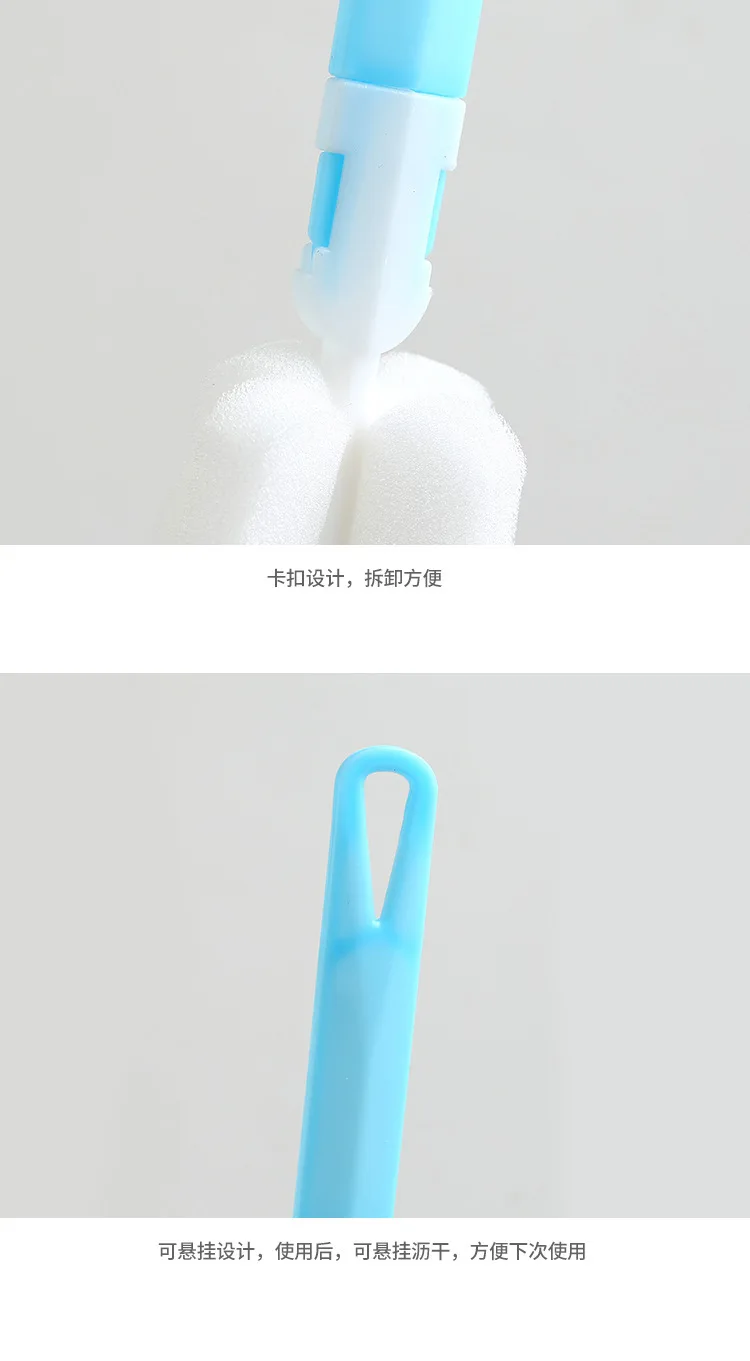 Красочные длинные толстые decontrutable xi bei plastic пластиковые сильные длинные ручки бутылки кисти qu wu shua чашки кисти производители Direc