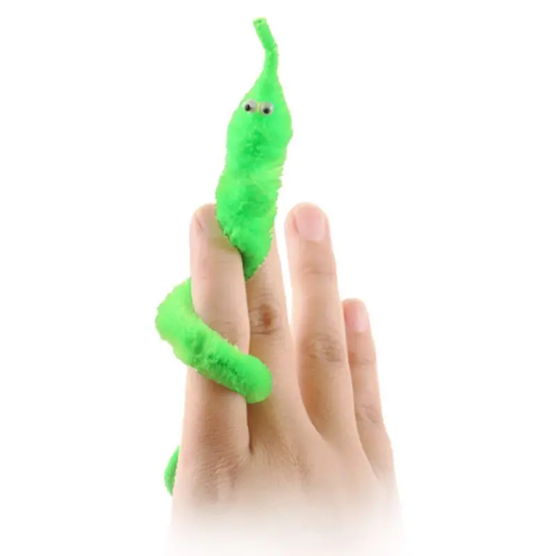 Najtaniej 100 sztuk partia pluszowe Mr. Fuzzy Magic Wiggle Worm Twisty Worm wypchane zwierzęta zabawki dla dzieci Tricky nowe zabawki