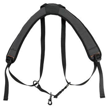 

Adjustable Saxophone Neck Strap Nylon Cotton Shoulder Strap with Deluxe Metal Trigger Snap for Alto Tenor Sax