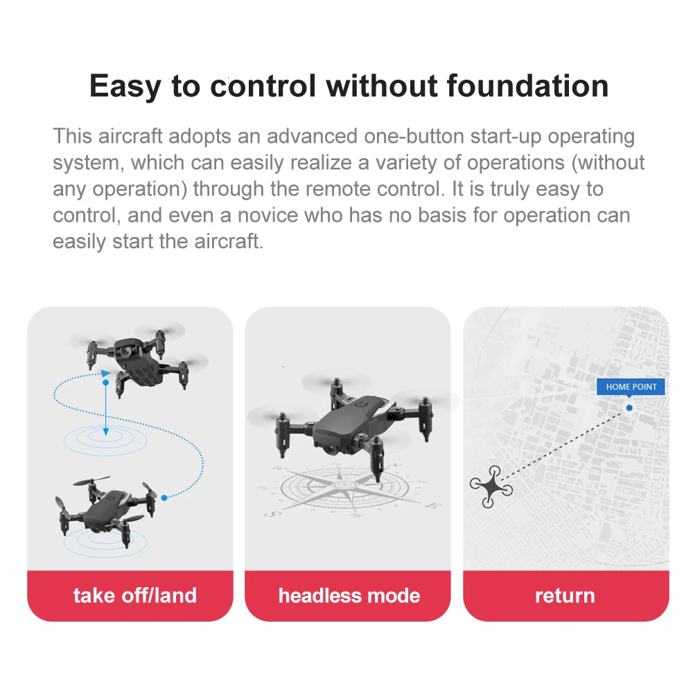 Mini Drone with 4KCamera FPV Profesional HD Foldable Camera Drones Drones with Camera Hd Rc Drone Rc Quadcopter