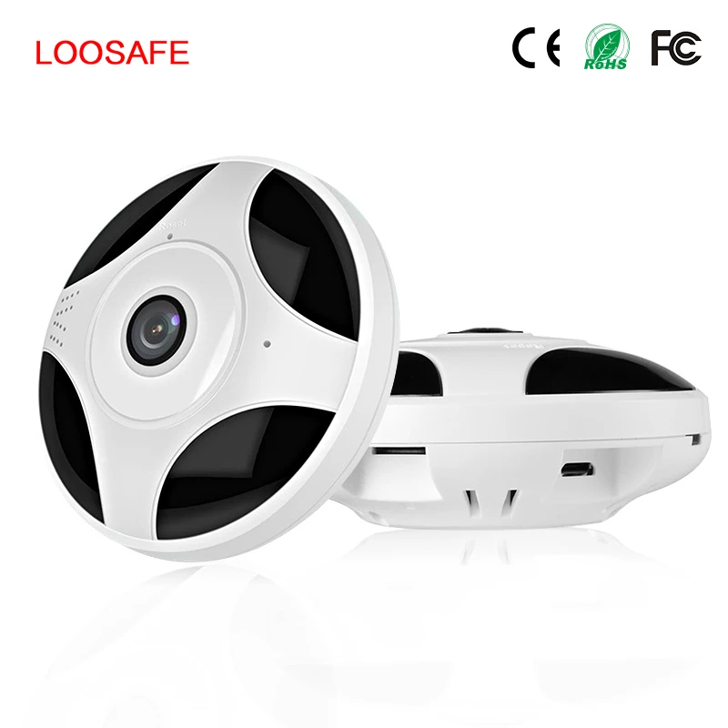 Panoramic 1080P Smart Camera WIFI Camera ONVIF H.264 Infrared Night Version M-otion Detection Dome Safety Baby Sleeping Monitors