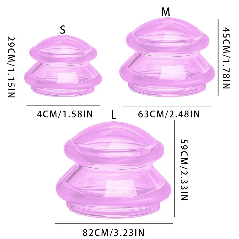 Silicone Jars Vacuum Cupping Therapi Set Ventosa Suction Cup Massage Body Cups Anti-Cellulite Cans Massager For Face Health Care 4