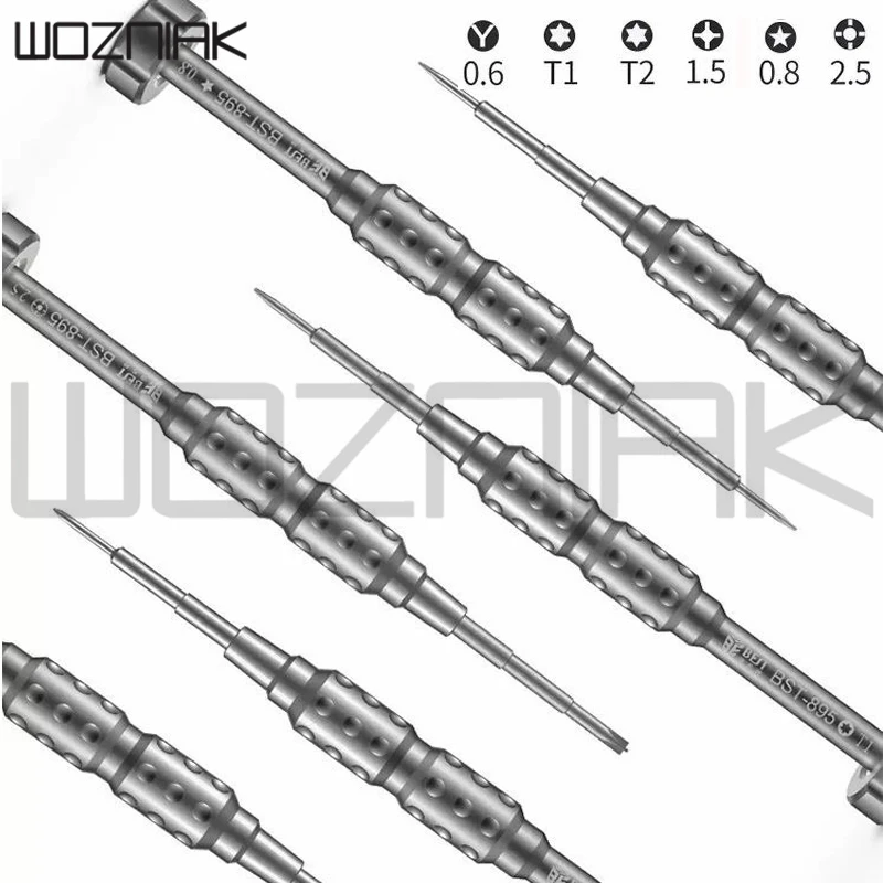 BST-895 3D отвертка для профессионального обслуживания мобильных телефонов Y0.6 PH000 Pentalobe 0,8 M2.5 T1 T2 набор отверток OEM