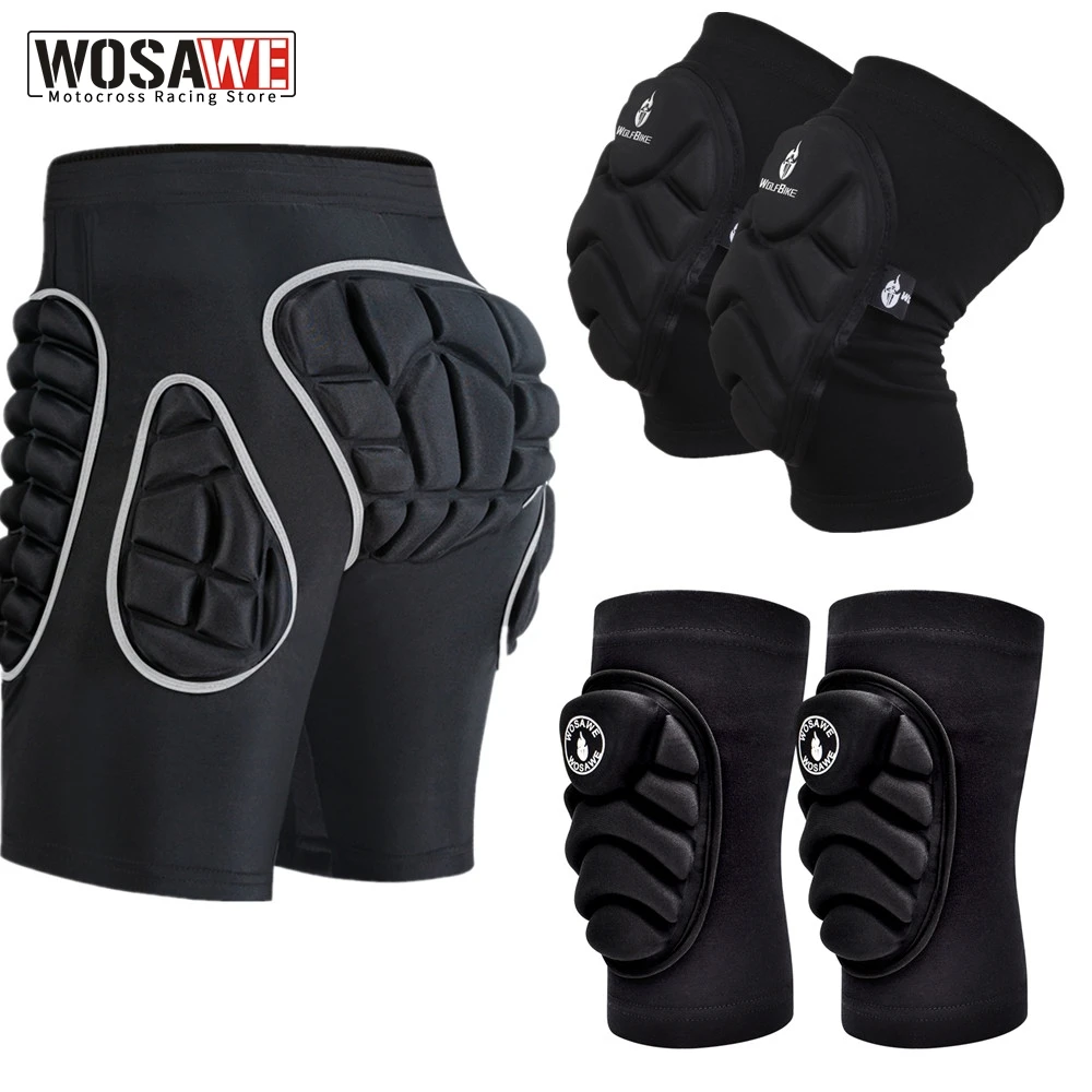 Wosawe Motocross Shorts Protector Motorcycle Shorts Moto Protective