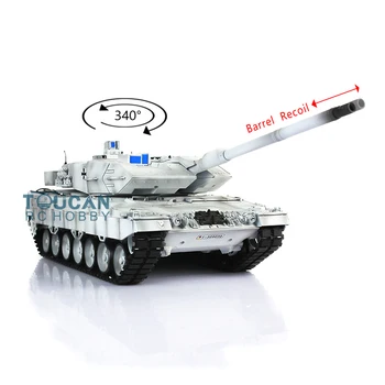 شراءHenglong 1/16 سنو 6.0 برميل نكص المعادن الألمانية ليوبard2a6 RTR دبابة مع جهاز للتحكم عن بُعد 3889 TH17121-SMT2