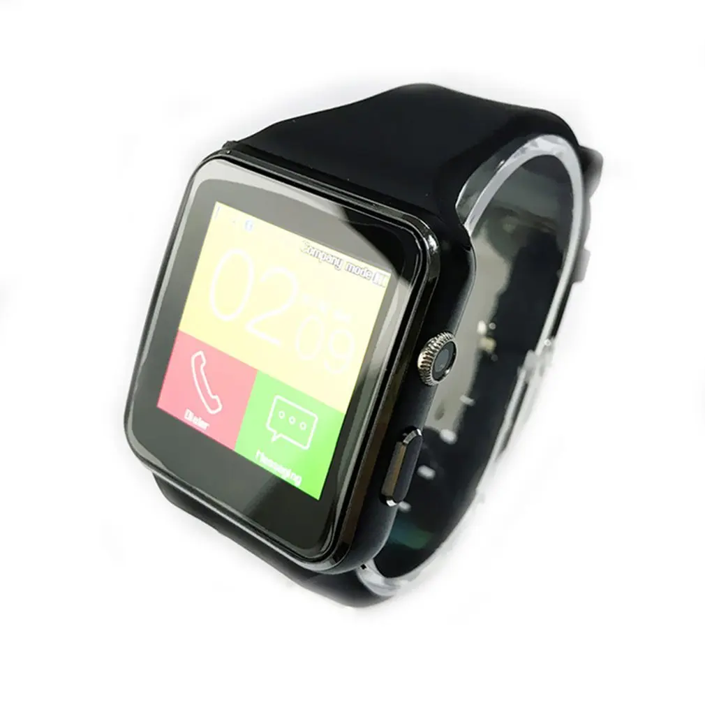 X6 мужские и женские Смарт-часы с поддержкой sim-карты TF камера умные часы беспроводной циферблат/с камерой сенсорный экран для iPhone