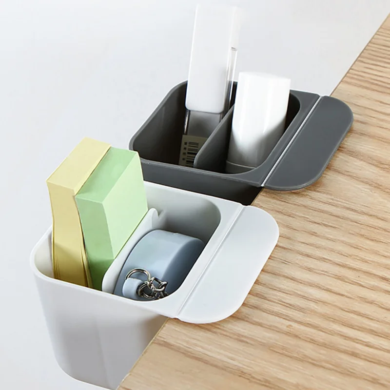  Office Desk Storage Organizer Accessories Container Case Computer Monitor Box Pen Holder Desktop Bo