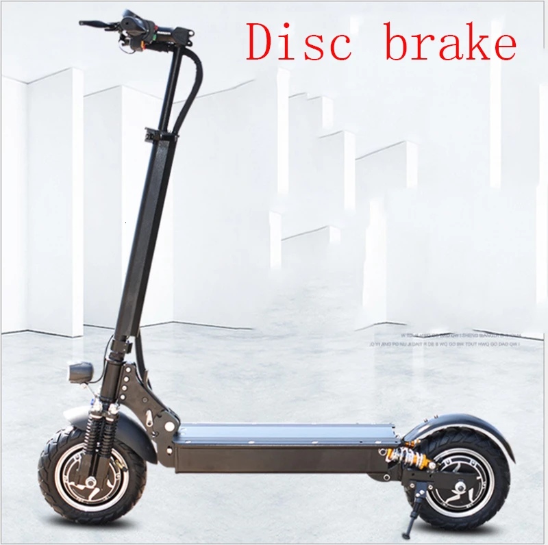 1002 New arrival 52V 2400W 11inch Folding Electric Scooter with Explosion-proof vacuum tire wholesale for adults - Цвет: 52V21A2400W Disc