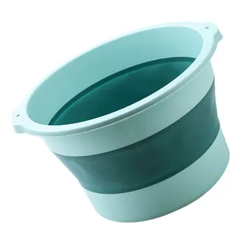 

1PC Foot Bath Basin Massage Foot Soak Bucket Folding Feet Wash Basin for Store Toilet Home