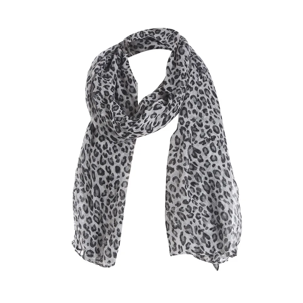 new autumn Winter Women Ladies Printed Pattern Lace Long Scarf Warm Wrap Shawl leopard scarf air conditioning scarf#11