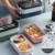Новый Ланч-Бокс Bento Box для Студента Офисного Работника Двухслойный Микроволновый Нагрев Ланч-Контейнер Контейнер для Хранения Пищевых Продуктов
