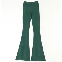 

Fashion Style Draped Knitting Pit Strip Summer Spring and Autumn Low-waist Slim-fit Bag Hips and Long Legs Flared Casual Pants