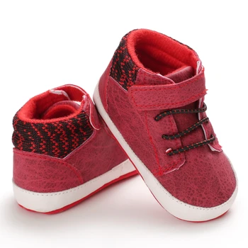 

PatPat 2020 New Spring and Winter Baby / Toddler Boy Stylish Solid Velcro Ankle Prewalker Shoes Baby Clothes