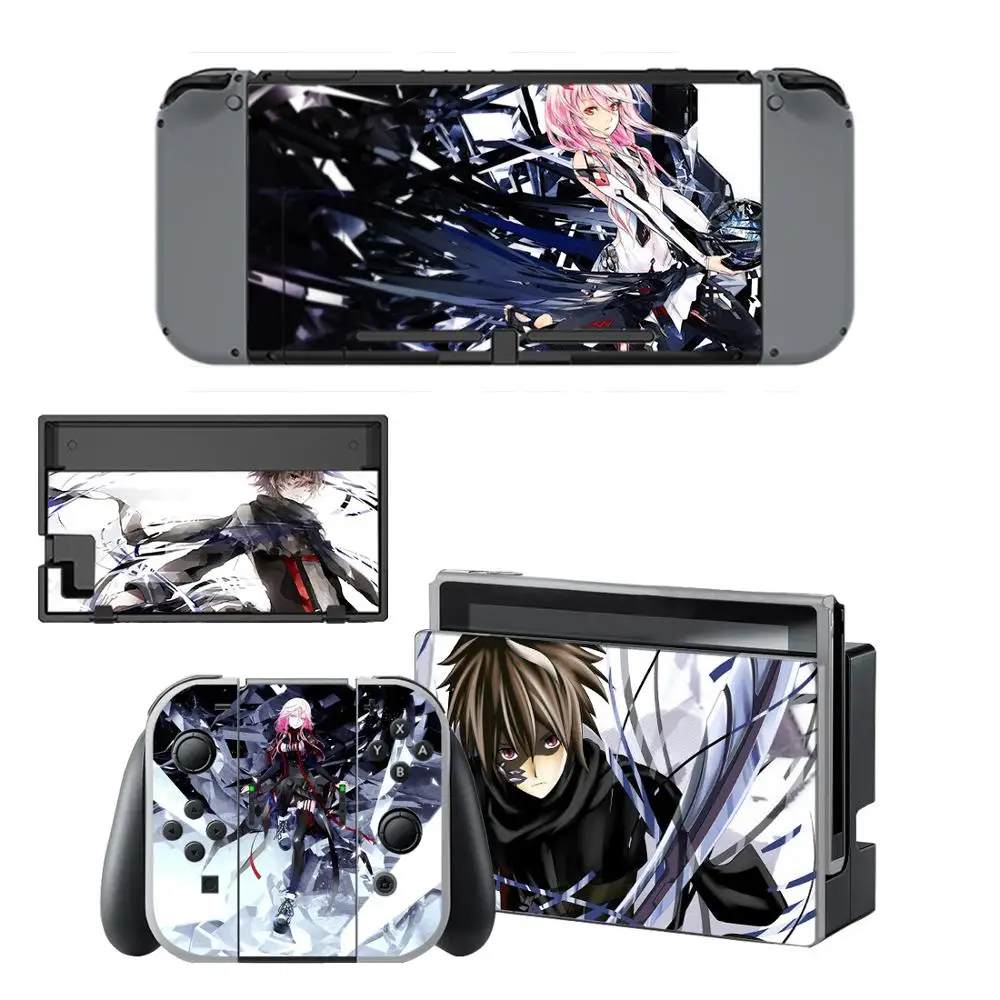 Anime Guilty Crown Nintendo Switch Skin Sticker NintendoSwitch stickers skins for Nintend Switch Console and Joy