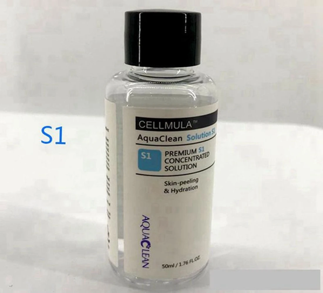 50ml Per Bottle Concentrated Aqua Clean Peeling Solution Serum Hydra Machine Face Skin Clean Blackhead Remove