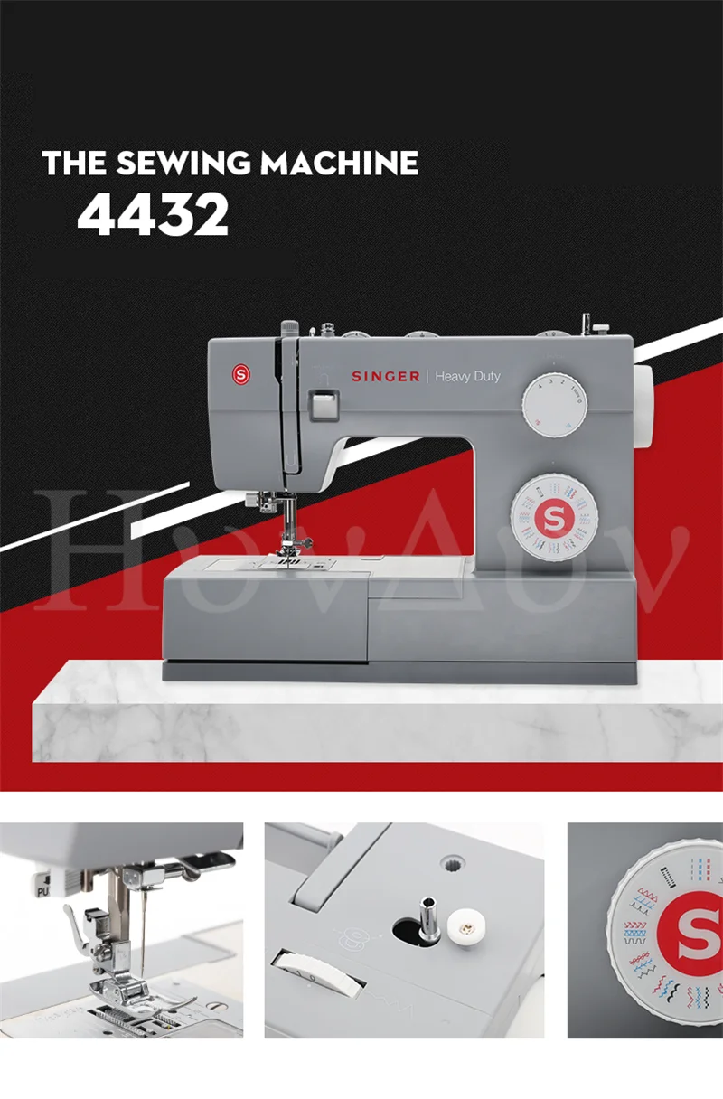 Singer Heavy Duty 4432 Sewing Machine - Certified Refurbished