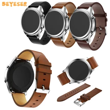 

Hot 22MM Straps For Samsung Gear S3 Leather wrist bands For Huawei watch GT Smart watch For Huami AMAZFIT 2/2s watches strap