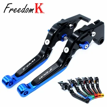 

For YAMAHA TDM 900 TDM900 2012 2013 2014 Motorcycle Accessories Folding Extendable Brake Clutch Levers LOGO TDM High quality