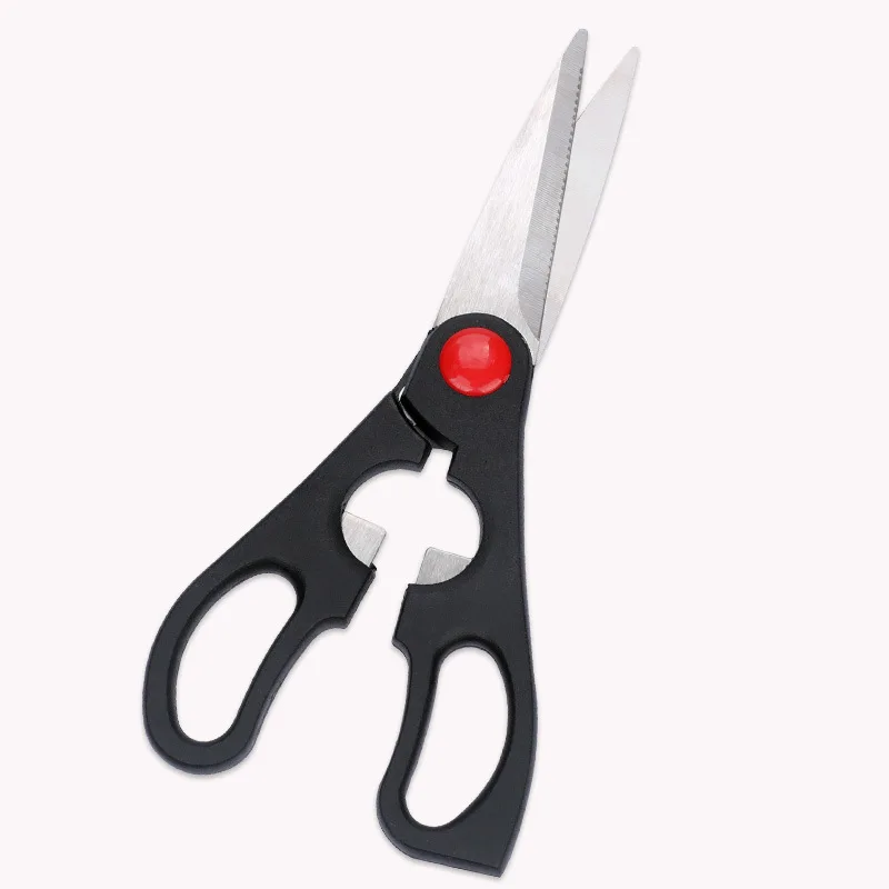 

Manufacturers Direct Selling Multi-functional Stainless Steel Kitchen Scissors Home Scissors Strong Shears Walnut Cracker Bottle