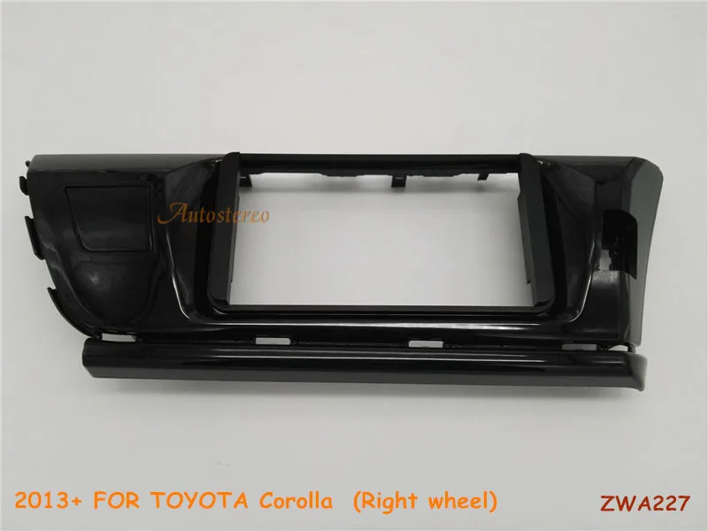 

Автомобильный радиоприемник ZWNAV 11-227, Fascia Stereo Fascia Dash CD, установочный комплект рамок для TOYOTA Corolla 2013 + (правое колесо)
