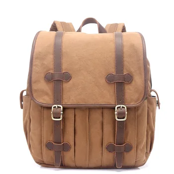 

2020 New Male Waterproof Canvas Backpack Fashion Casual Multi-function Backpack Outdoor Travel Large Capacity Bag