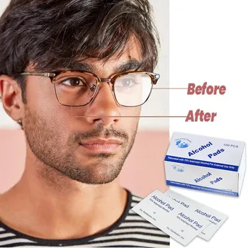 

Alcohol Wet Wipe Disposable Disinfection Prep Swap Pad Small cotton sheet cleansing hand care 100 tablets Clean Wipe/pack#323Z