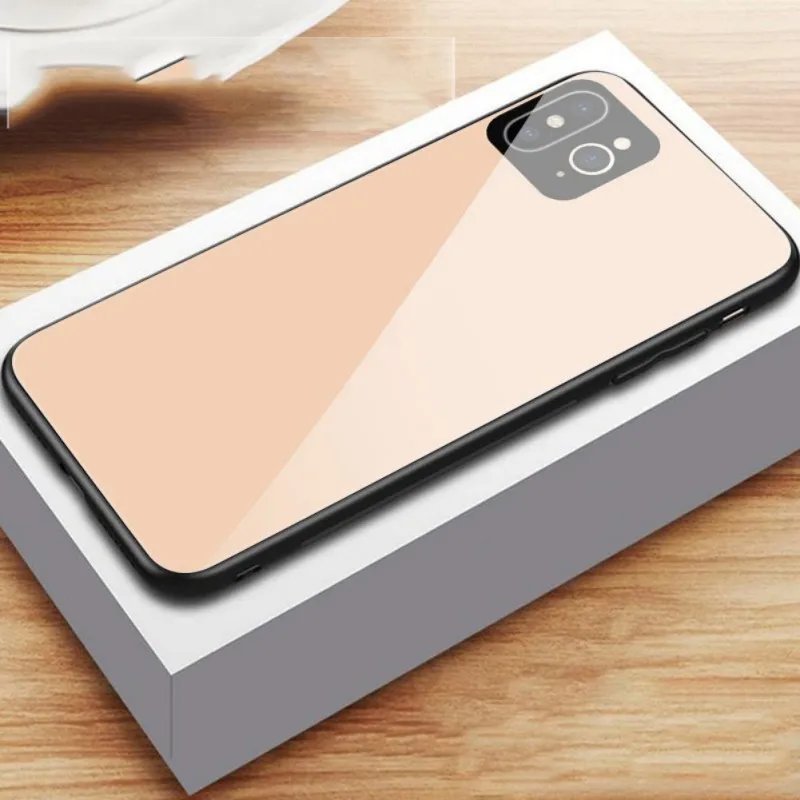 Luxury Glass hard Case For iPhone XS Max XR Cases for 7 8 6 6s Plus Back ShockProof Phone Cover Coque capa girl | Мобильные телефоны