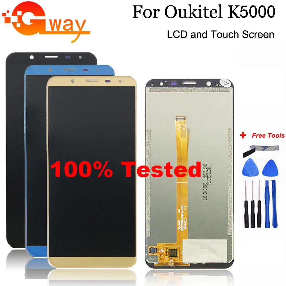 FSTGWAY Для 5 7 &quotдюймовый Oukitel K5000 ЖК дисплей Дисплей + сенсорный экран Экран планшета