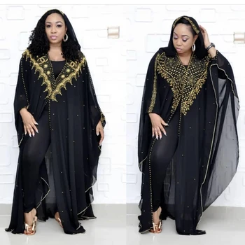 

Ankara Abaya Muslim African Dresses For Women Kaftan Nigerian Clothes Maxi Dress Kenya Robe Africaine Vetement Djellaba Femme