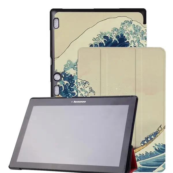 LV TAB2 A10 SY HL Крышка чехол для lenovo Tab 2 A10-70F A10-70L A10-30 X30F 10,1& TAB 3 10 рабочих дней(TB3-X70F) Искусственная кожа чехол+ Защитная пленка на экран+ стилус - Цвет: LV TAB2 A10 SY HL