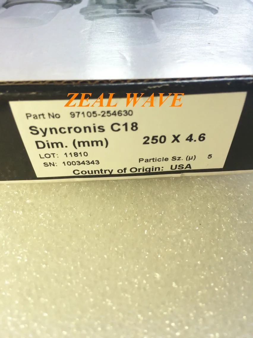 

THERMO LC Column 97105-254630 Syncronis C18 250 x 4.6 Thermo