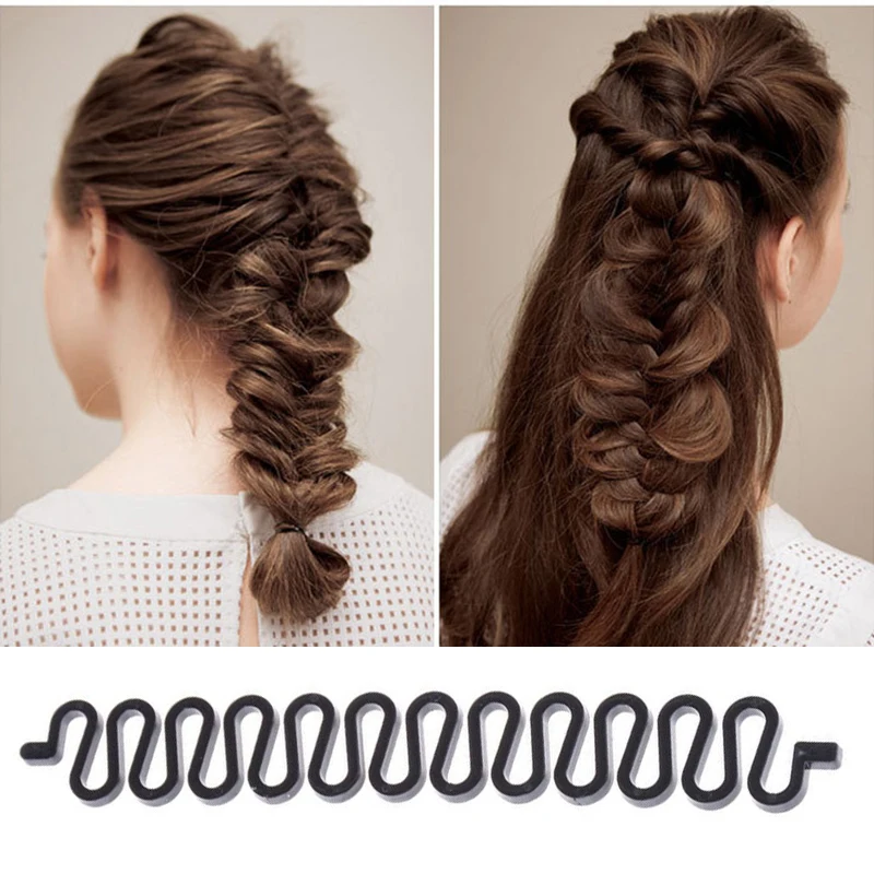Fishbone Braid Wave Braid Twist Plate Hair Trimmer Styler Fishbone Curling iron Twisted braided hair styling tool