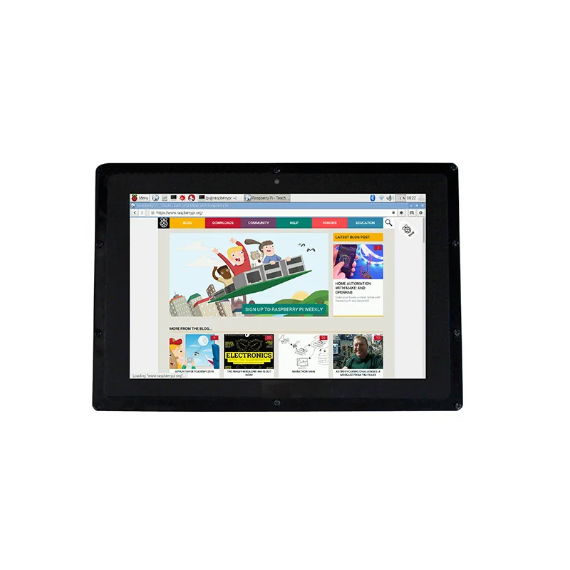  Wavseshare 10.1inch HDMI LCD (B) (with case) Monitor 1280*800 IPS Capacitive Touch Screen for Raspb