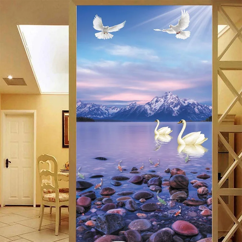 

Drop Shipping Custom 3D Large-scale Mural Beautiful Natural Seaside Scenery Porch Non-Woven Wallpaper Photo Wallpaper