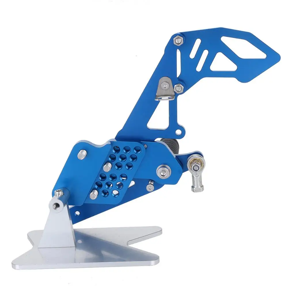 CNC Motorcycle Reat Footrest Foot Pedal Pegs Set For Suzuki GSX-R 600 750 GSX-R GSXR D40