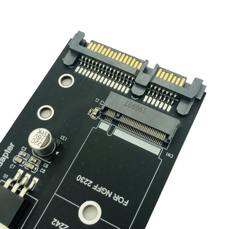 Адаптер BTBcoin для карт M2 SATA адаптер M.2 к конвертер NGFF 2 5 дюйма карта SATA3 B ключ SSD 2230 2280