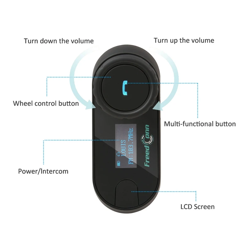 Freedconn 2 шт мотоциклетный домофон Bluetooth шлем гарнитура T-Com Sc Fm 2 Rider Bt Interphone Moto Intercomunicador+ мягкий микрофон