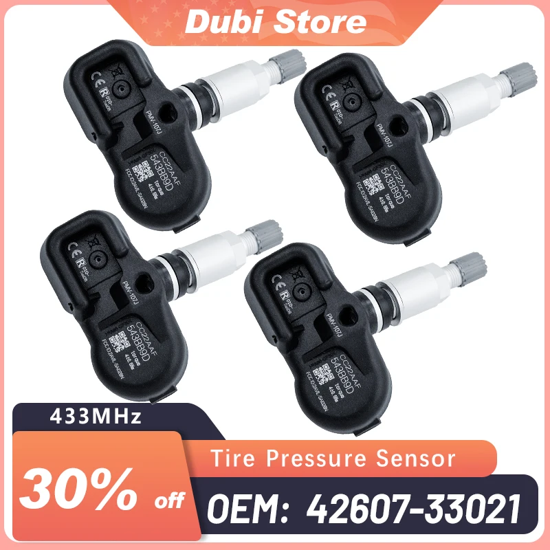4X 42607-33021 TPMS датчик давления в шинах для LEXUS CT200H ES350 GS300 GS350 GS430 GS450H GS460 GX470 GX460 315MHZ |