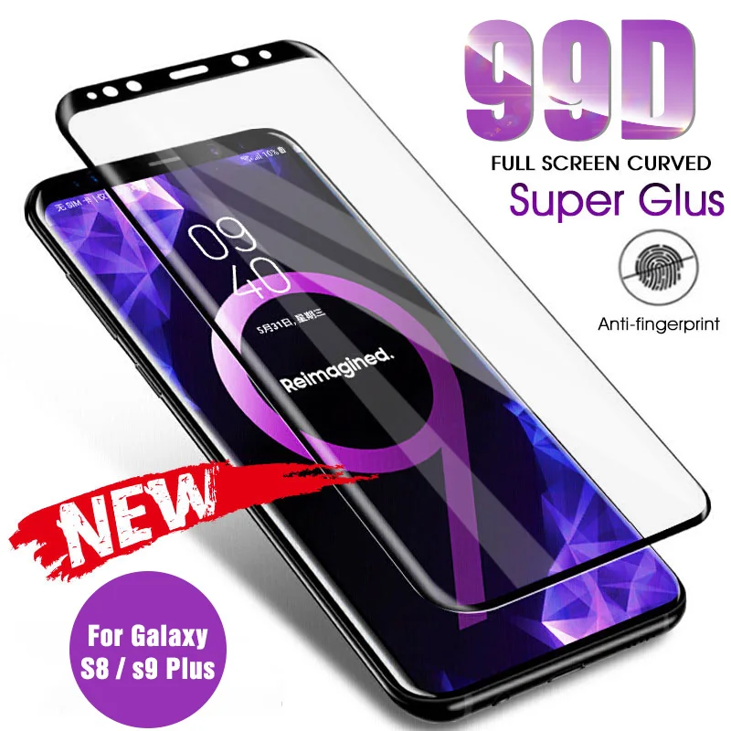 Закаленное стекло для защиты экрана для samsung Galaxy S9 Plus/S9+ S9 plus SM-G965 G965F Note 9 полное покрытие защитное стекло