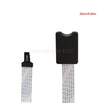 

TF MicroSD Male To SD Female SDHC SDXC Card Reader Extension Adapter Cable Extender For Phone Car GPS TV 10/15/25/46cm