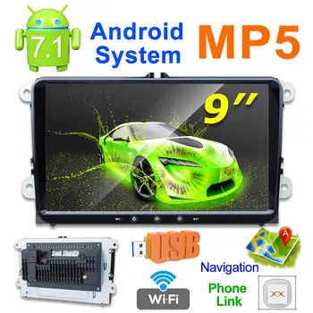 

9 Inch Car Radio GPS Navigation Universal Docking Station Adjustable Smartphone Bluetooth GPS Navigation Car Holder For VW